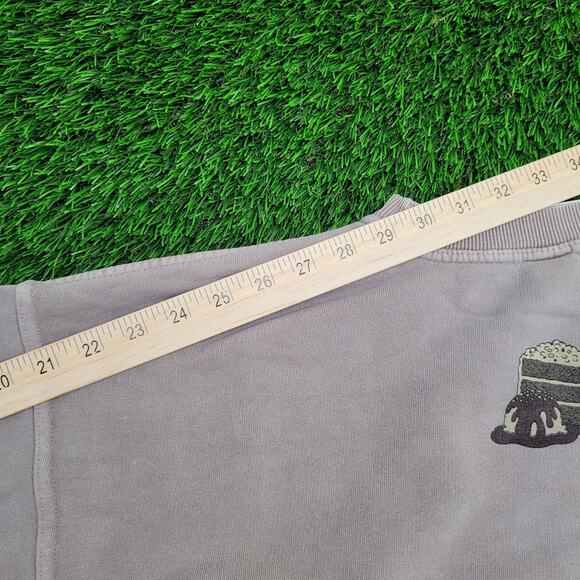 Vintage Crazyshirts Chocolate Sweatshirt Womens Large 25x23 Grayish Brown - Picture 14 of 16